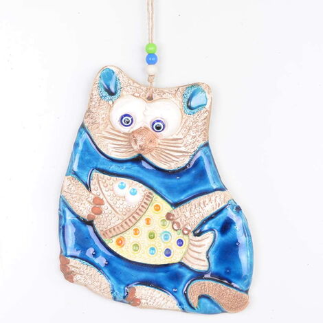 Owl Themed Nautical Ceramics Third Size Wall Hanging - 5