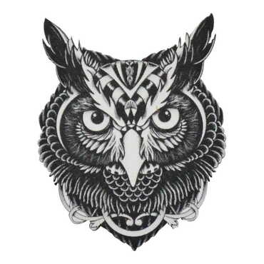 Owl Themed Wooden Customised Badge Pin - 6