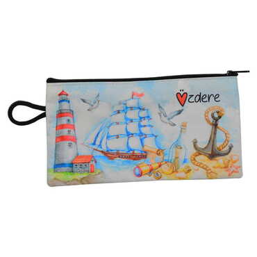 Ozdere Themed Turkish Woven Wallet 183x97x8 mm - 4