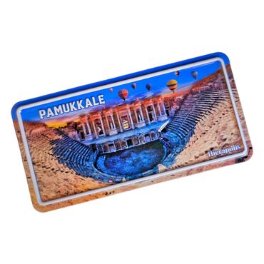 Toptan Pamukkale Temalı Kabartmalı Pvc Baskı Magnet - 12