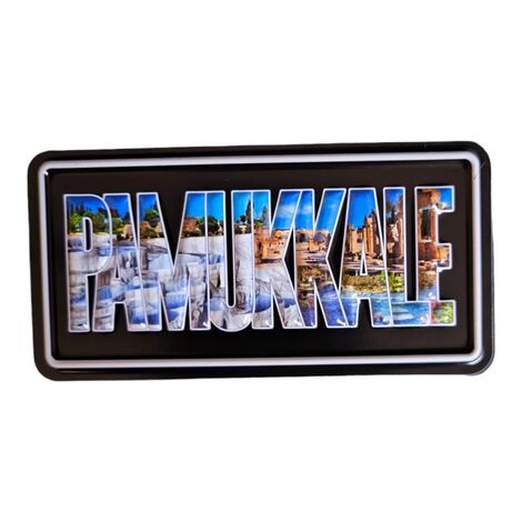 Toptan Pamukkale Temalı Kabartmalı Pvc Baskı Magnet - 6