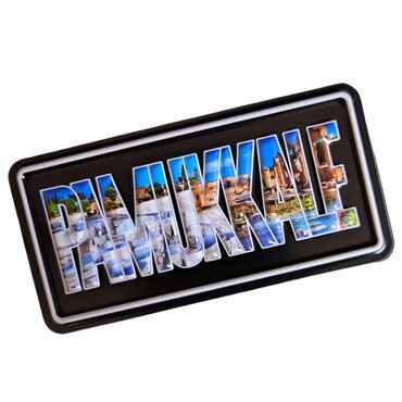 Toptan Pamukkale Temalı Kabartmalı Pvc Baskı Magnet - 11