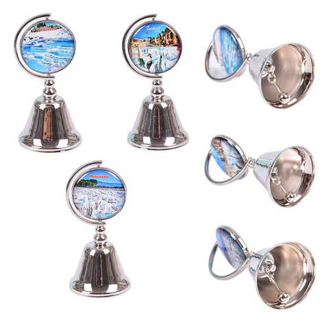 Pamukkale Themed Collectible Souvenir Metal Bell 44x90 mm - 3