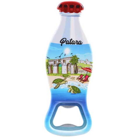 Patara Themed Customised Uv Printed Coca Cola Bottle Shape Plastic Base Bottle Opener 42x120 mm - 4