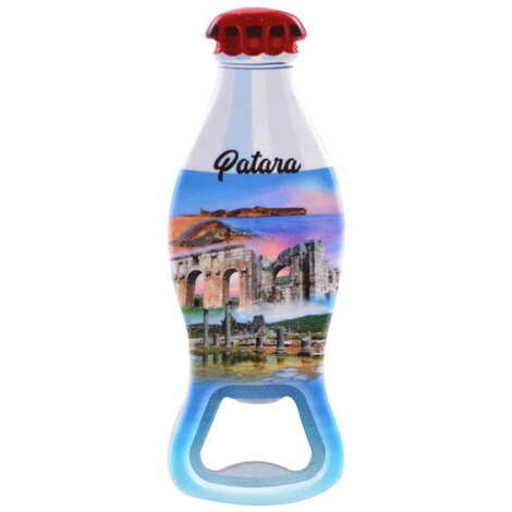 Patara Themed Customised Uv Printed Coca Cola Bottle Shape Plastic Base Bottle Opener 42x120 mm - 6