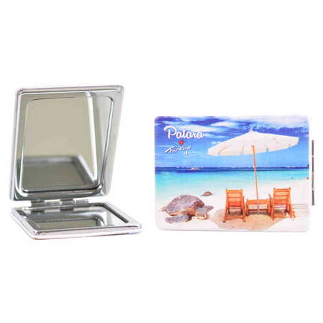 Patara Themed Customised Uv Printed Rectangle Compact Mirror 85x62x11 mm - 5