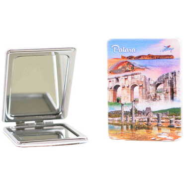 Patara Themed Customised Uv Printed Rectangle Compact Mirror 85x62x11 mm - 6