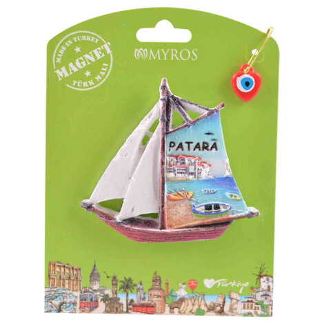 Patara Themed Polyester UV Printed Custom Backing Carded Fridge Magnet - 4