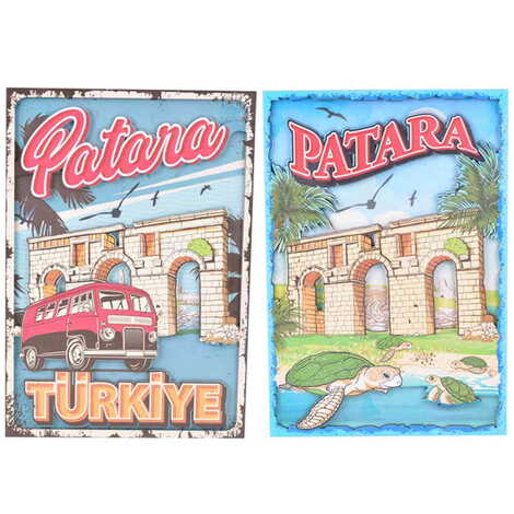 Patara Themed Wooden Customised Door Sign Board 200x290 Mm - 2