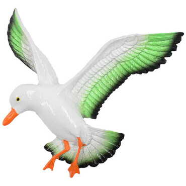 Polyester 3D Triple Seagull Wall Hanging Decor - 11