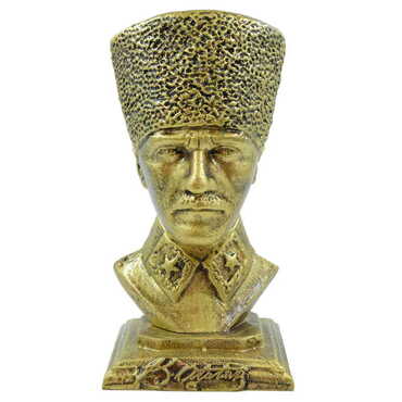 Polyester Ataturk Bust Figurine Big Size 115X225X97 Mm - 8