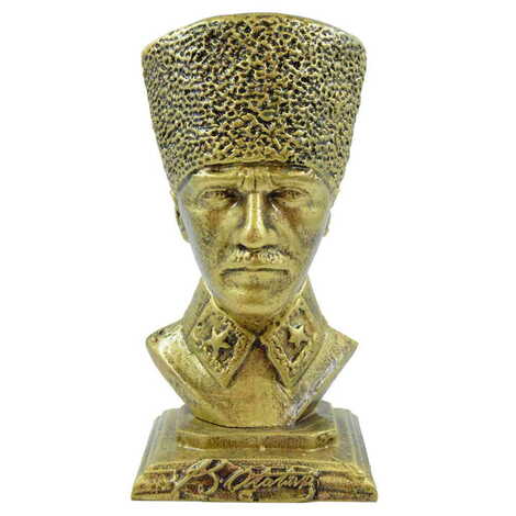 Polyester Ataturk Bust Figurine Big Size 115X225X97 Mm - 8