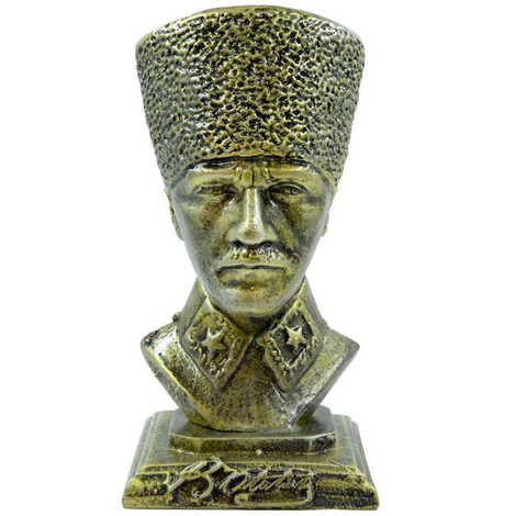 Polyester Ataturk Bust Figurine Big Size 115X225X97 Mm - 9