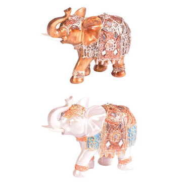 Polyester Elephant Figurine No:2 120x50x90 mm - 2