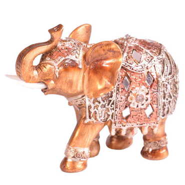 Polyester Elephant Figurine No:2 120x50x90 mm - 4