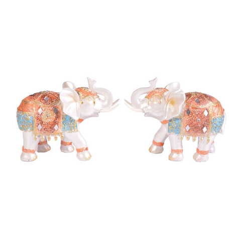 Polyester Elephant Figurine No:5 210x90x165 mm - 3