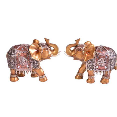 Polyester Elephant Figurine No:6 230x90x190 mm - 4