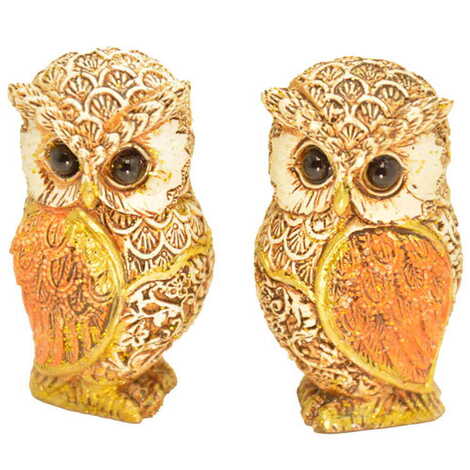 Polyester Owl Figurine Medium Size 35x60mm - 4