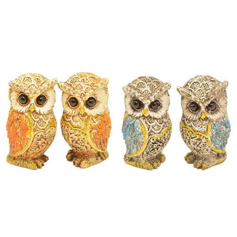 Polyester Owl Figurine Small Size 30x50 mm - 2