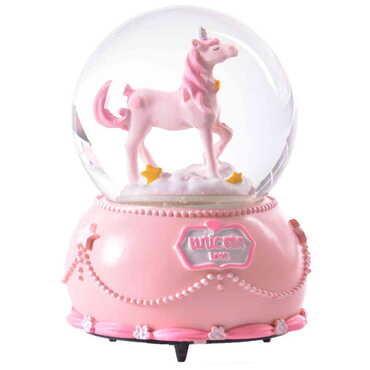 Polyester Unicorn Theme Snow Globe 105x105x150 mm - 7