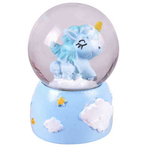 Polyester Unicorn Theme Snow Globe 40x40x67 mm - 5