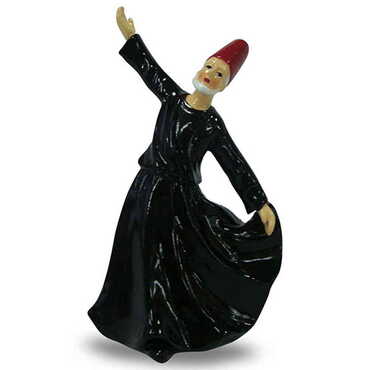 Polyester Whirling Blue Dervishes Figurine 11 Cm - Myros