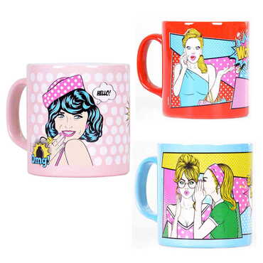 Pop-Art Themed Ceramic Custom Printed Mug - 2