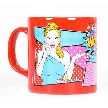 Pop-Art Themed Ceramic Custom Printed Mug - 4