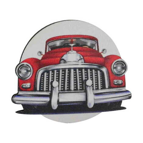 Retro Themed Wooden Customised Badge Pin - 6