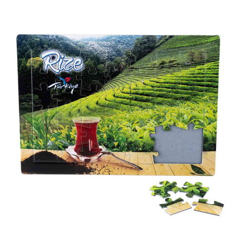 Toptan Rize Temalı Uv Baskılı Puzzle 190x270 mm - 3