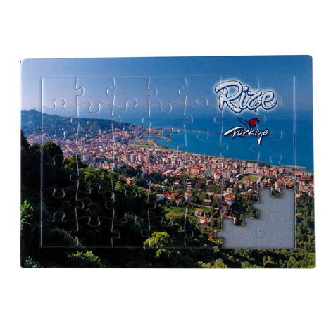 Toptan Rize Temalı Uv Baskılı Puzzle 190x270 mm - 5