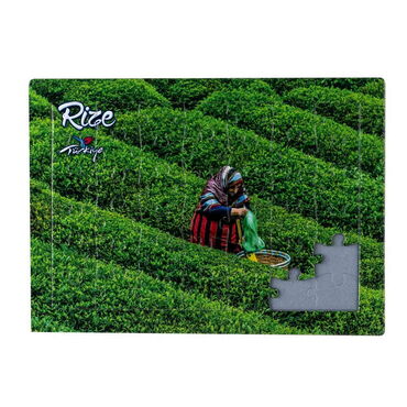 Toptan Rize Temalı Uv Baskılı Puzzle 190x270 mm - 6