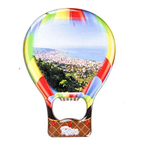 Rize Themed Baloon Shaped Metal Magnetic Bottle Opener 102x73 mm - 4