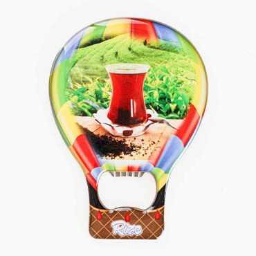 Rize Themed Baloon Shaped Metal Magnetic Bottle Opener 102x73 mm - 7