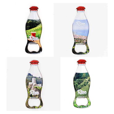 Rize Themed Coke Bottle Shaped Metal Magnetic Bottle Opener 120x41 mm - 3