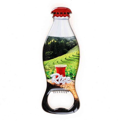 Rize Themed Coke Bottle Shaped Metal Magnetic Bottle Opener 120x41 mm - 4