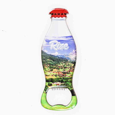 Rize Themed Coke Bottle Shaped Metal Magnetic Bottle Opener 120x41 mm - 8