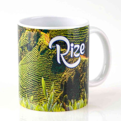 Rize Themed Customised Porcelain Souvenir Travel Mug 80x95 mm - 7