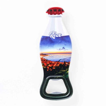 Rize Themed Customised Uv Printed Coca Cola Bottle Shape Plastic Base Bottle Opener 42x120 mm - 4