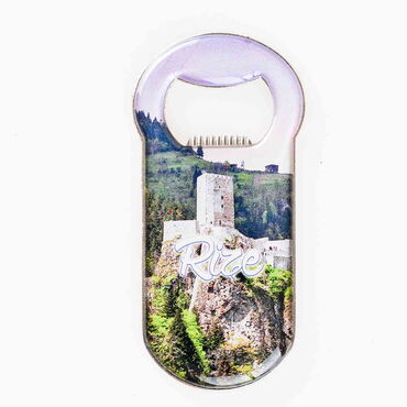 Rize Themed Customizable Metal Magnetic Bottle Opener 90x45 mm - 6