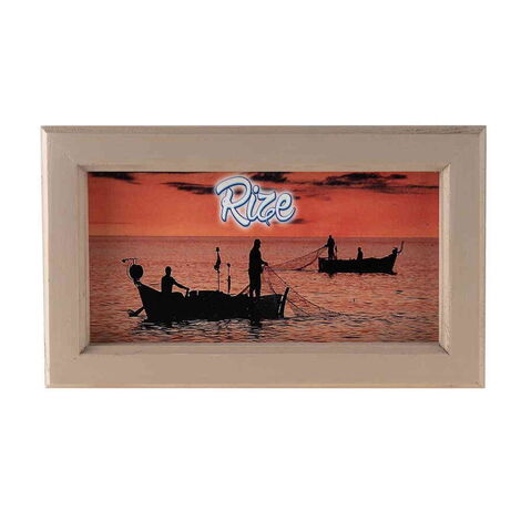 Rize Themed Medium Wooden Printed Frame 130x205 mm - 5