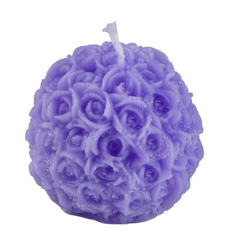 Rose Shaped Sphere Candle - 7