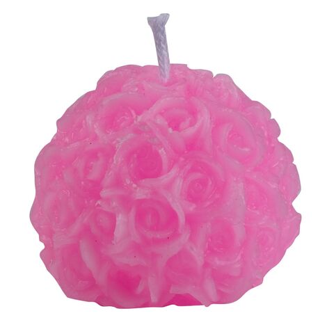 Rose Shaped Sphere Candle - 10