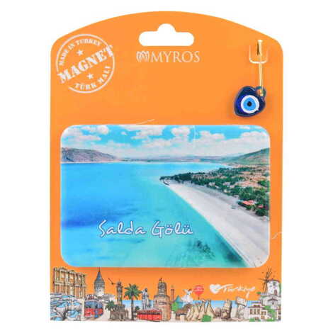 Salda Themed Plastic Base UV Printed Custom Backing Carded Fridge Magnet - 5