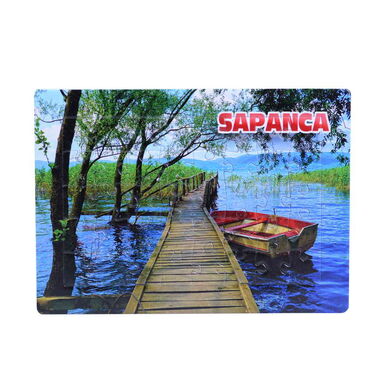 Toptan Sapanca Temalı Uv Baskılı Puzzle 130x180 mm - 3