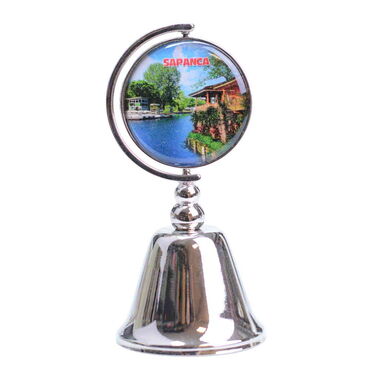 Sapanca Themed Collectible Souvenir Metal Bell 44x90 mm - 4