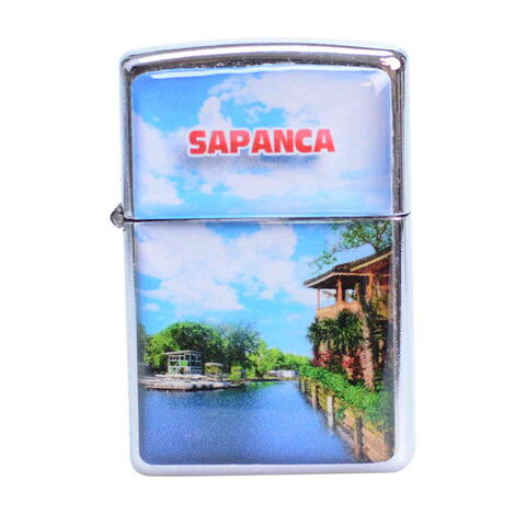 Sapanca Themed Custom Printed Metal Gasoline Lighter - 3