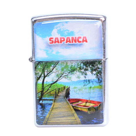 Sapanca Themed Custom Printed Metal Gasoline Lighter - 4