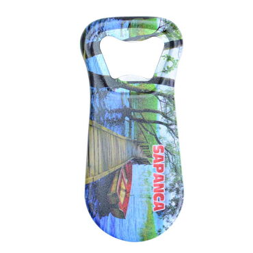 Sapanca Themed Customised Uv Printed Plastic Base Plastic Base Bottle Opener 95x43 mm - 4