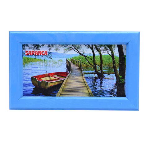 Sapanca Themed Medium Wooden Printed Frame 130x205 mm - 2